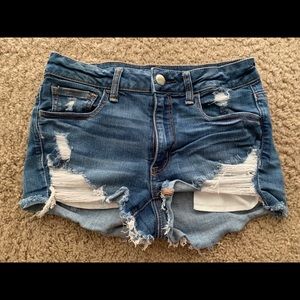 American Eagle Hi-Rise Denim Shorts